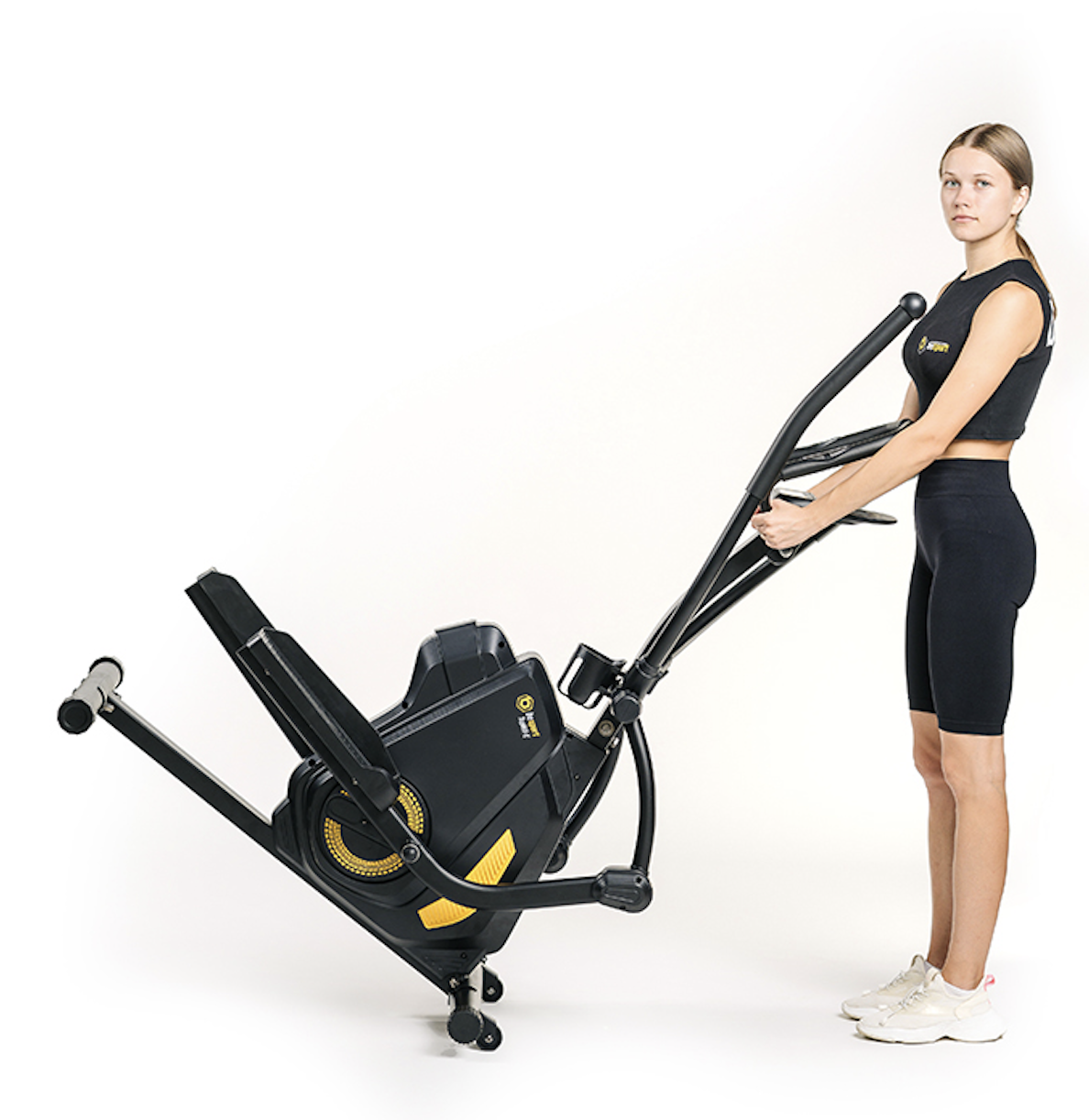 Електромагнітний орбітрек Besport BS-1105 TOPHILL-E чорно-жовтий — мініатюра 8