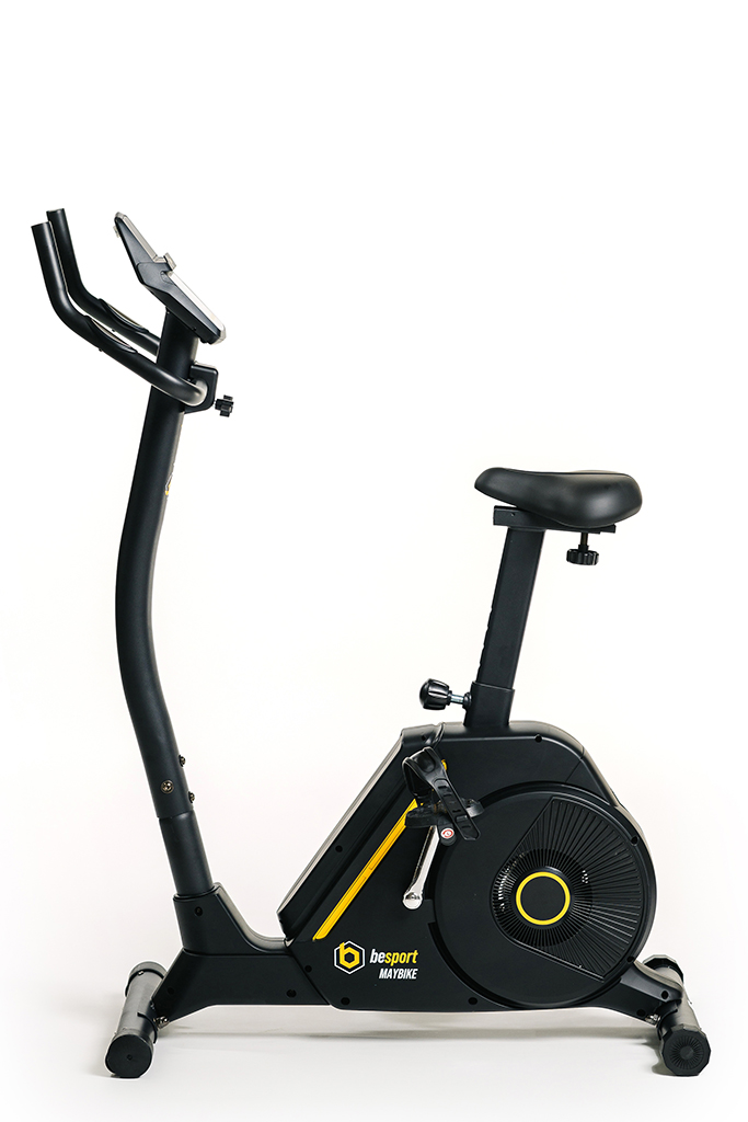 Велотренажер Besport BS-6047 MAYBIKE електромагнітний чорно-жовтий — фото 2
