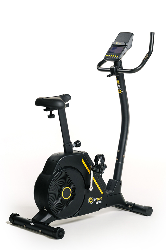 Велотренажер Besport BS-6047 MAYBIKE електромагнітний чорно-жовтий — фото 3