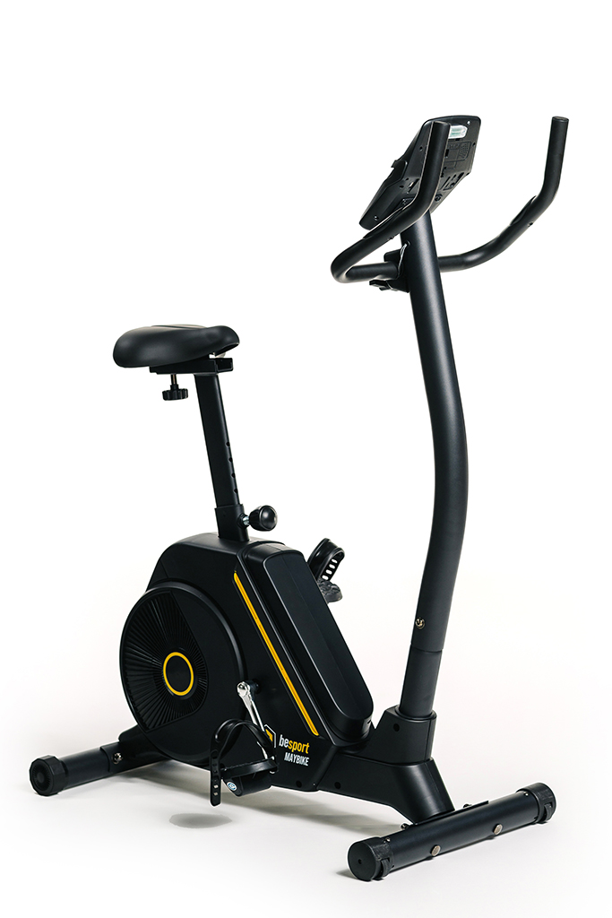 Велотренажер Besport BS-6047 MAYBIKE електромагнітний чорно-жовтий — фото 4