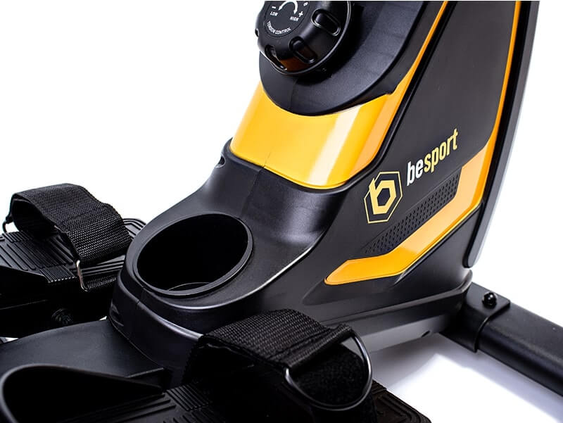 Гребний тренажер Besport BS-6032R SWIMMER магнітний чорно-жовтий — мініатюра 6