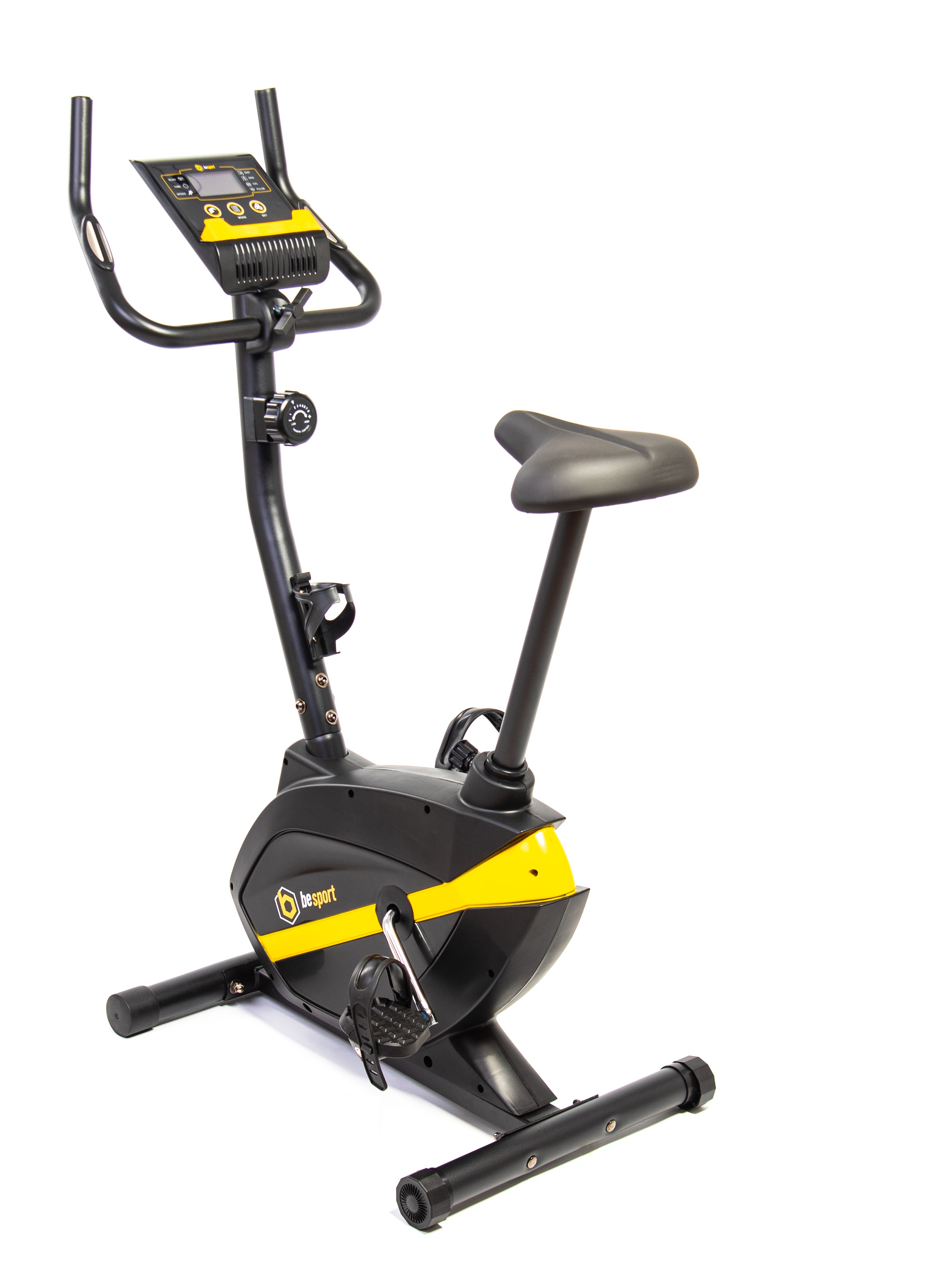 Велотренажер Besport BS-1006B GAINER магнітний чорно-жовтий — фото 3