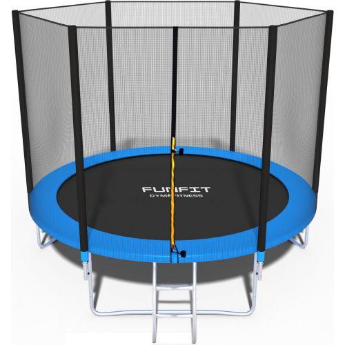 Батут Funfit 8ft (252см) синій з зовнішньою сіткою — фото 2