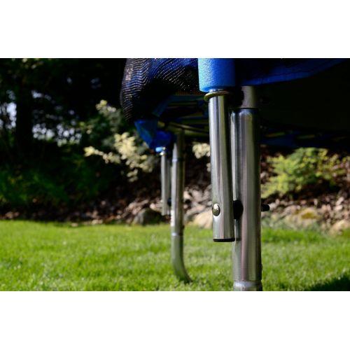 Батут Funfit 6ft (183см) синій з зовнішньою сіткою — мініатюра 7
