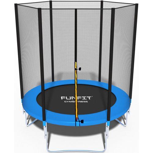 Батут Funfit 6ft (183см) синій з зовнішньою сіткою — фото 2