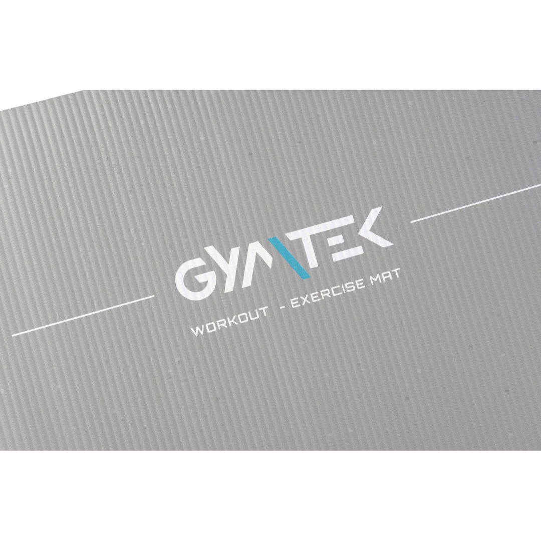 Килимок (мат) для фітнесу та йоги Gymtek NBR 1,5см сірий — фото 4
