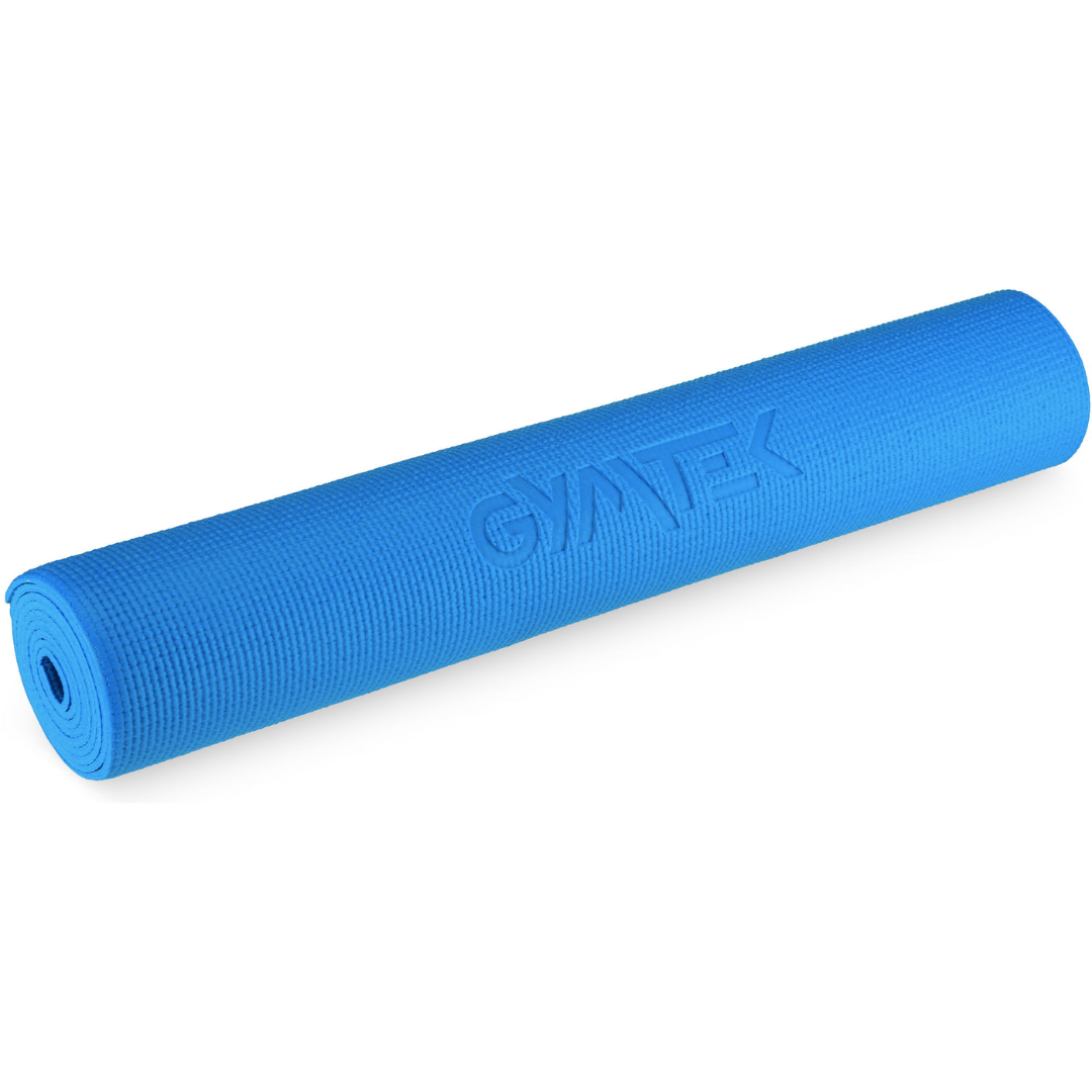 Килимок (мат) для фітнесу та йоги Gymtek 0,4см синій — фото 2