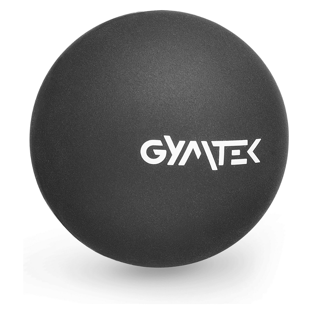 Масажний м'яч Gymtek 63 мм силіконовий чорний — фото 2