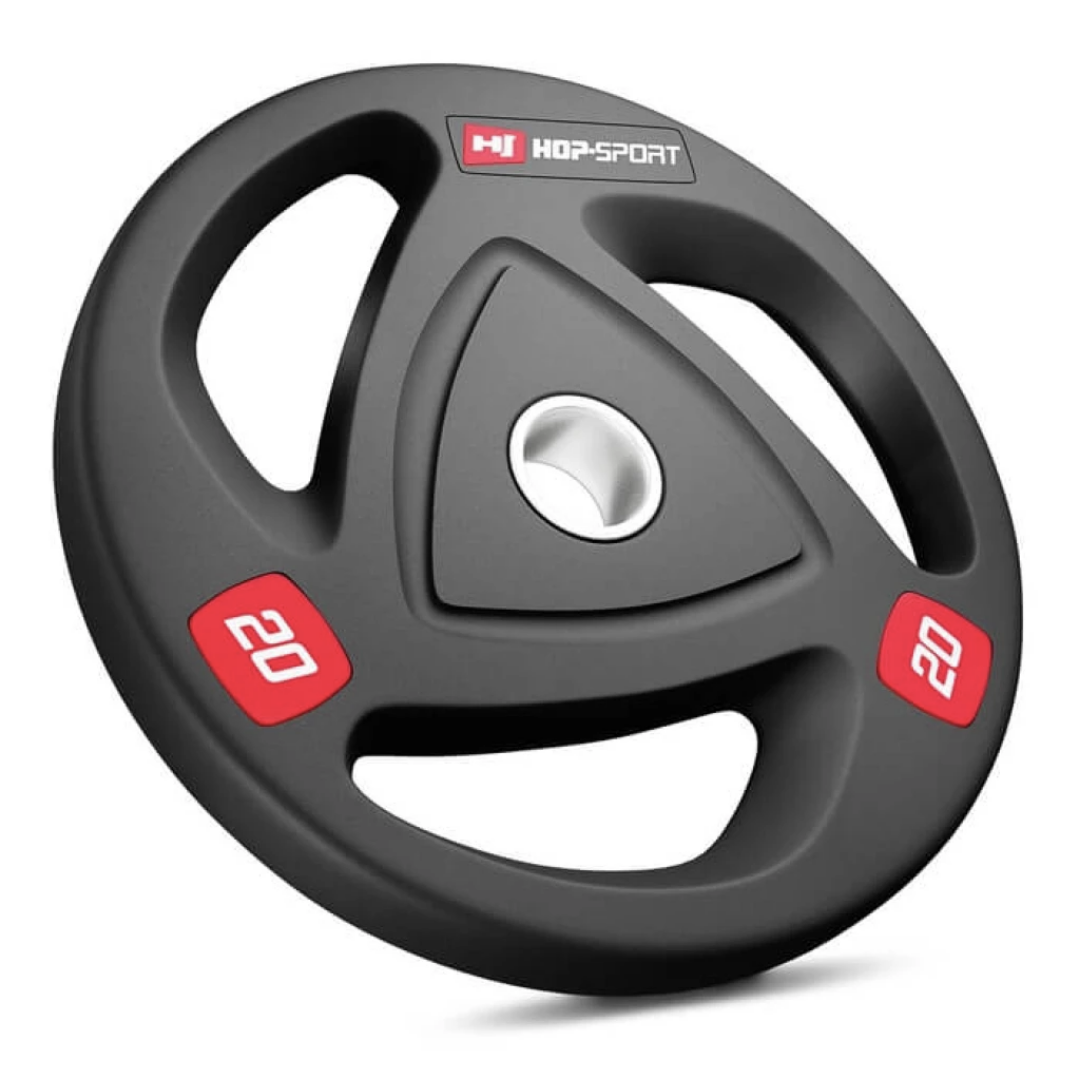 Набір олімпійський Hop-Sport PRO 145кг з грифом 165см — мініатюра 6