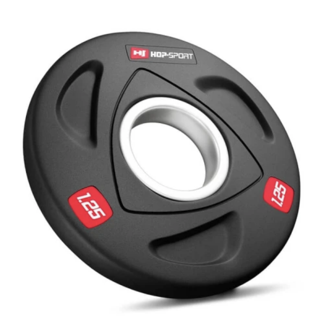 Набір олімпійський Hop-Sport PRO 140кг з W-подібним грифом — фото 3