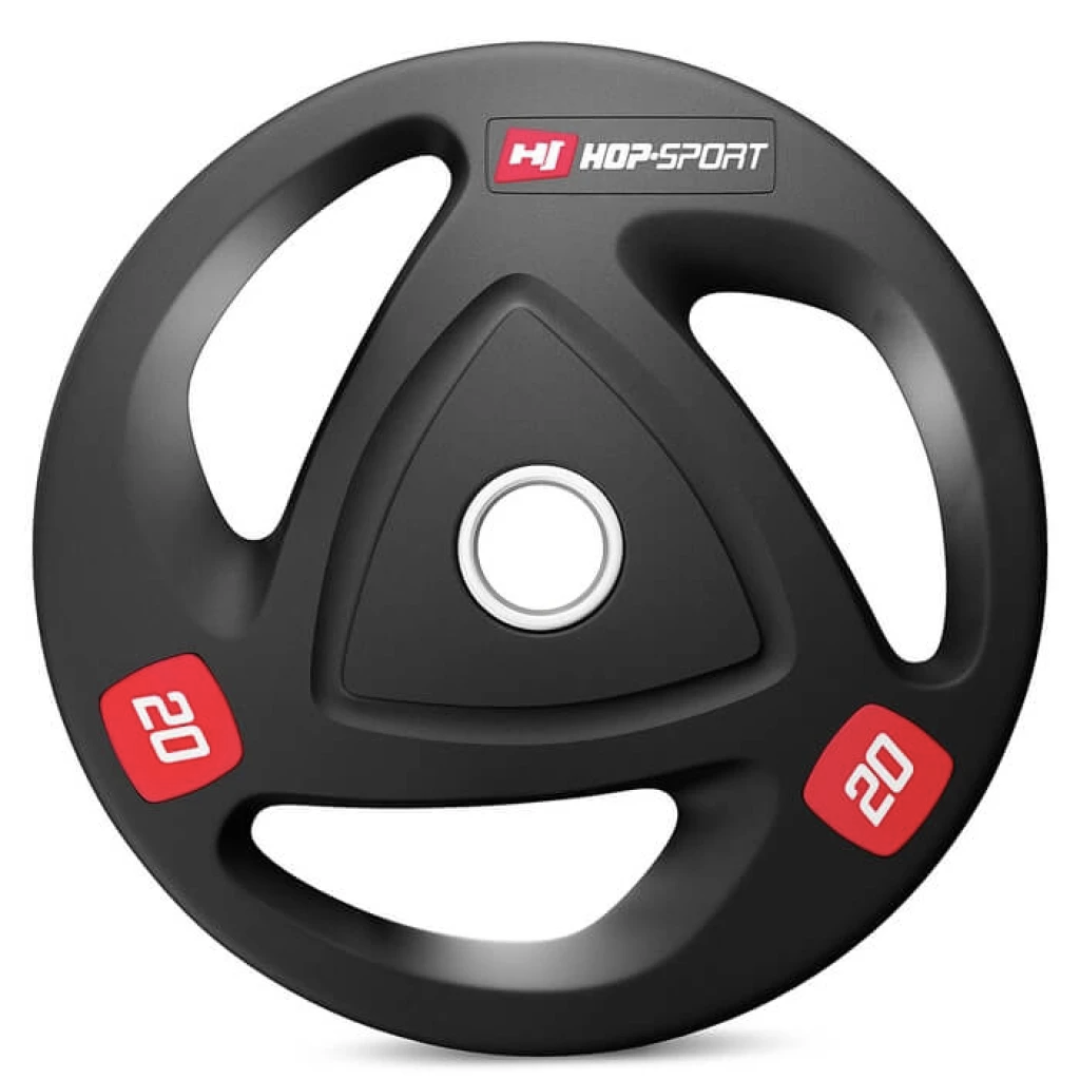 Набір дисків олімпійських Hop-Sport 2 х 20кг — фото 2