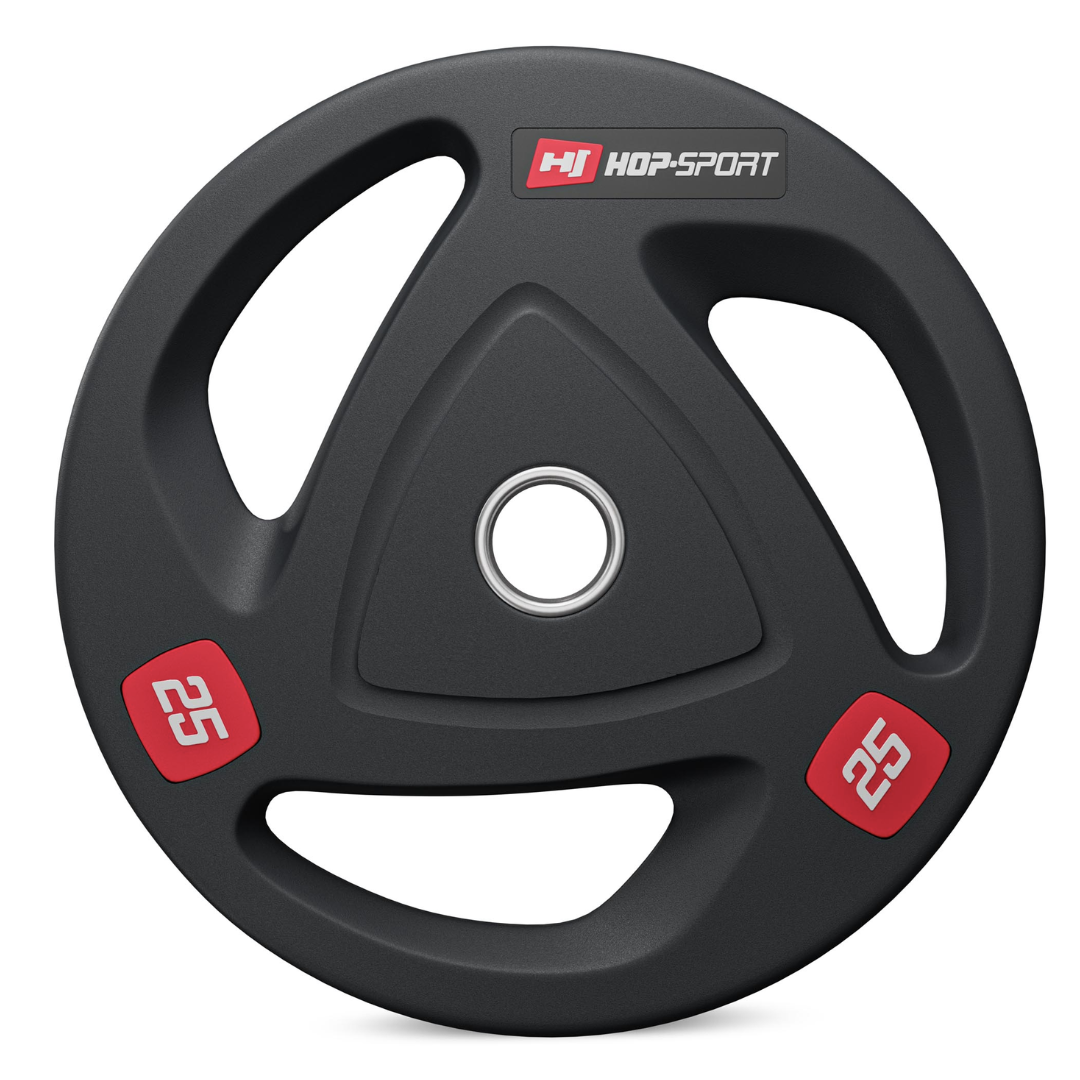 Набір дисків олімпійських Hop-Sport 2 х 25кг — фото 2
