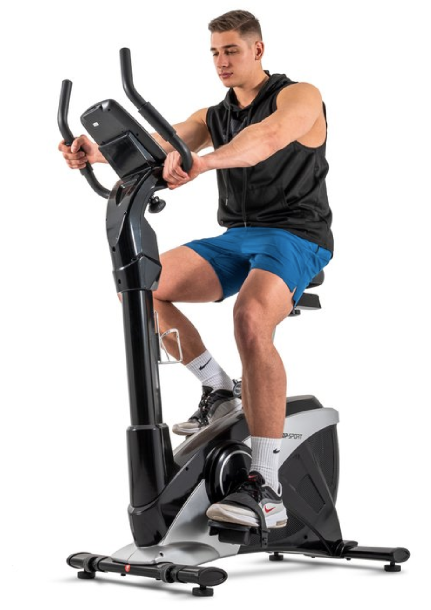 Велотренажер Hop-Sport HS-090H Apollo'21 сріблястий iConsole+ — фото 3