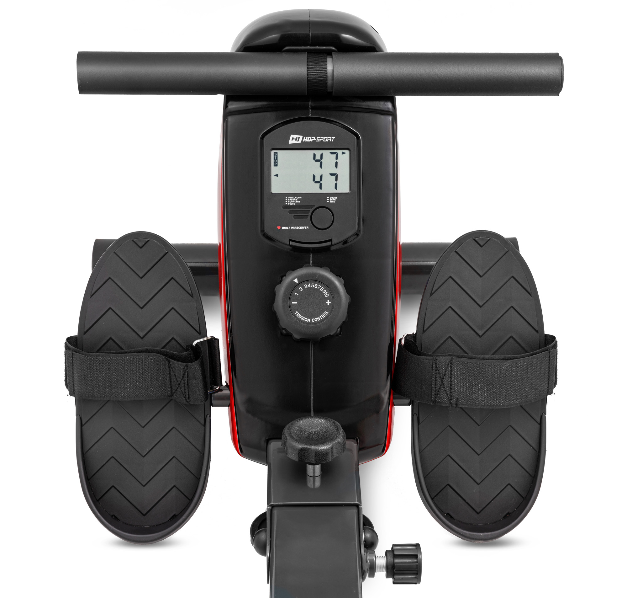 Гребний тренажер Hop-Sport HS-030R Boost червоний — фото 5