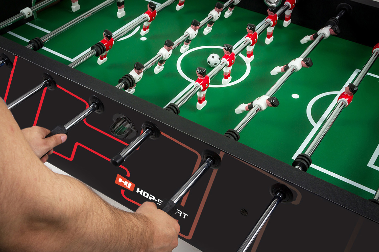 Настільний футбол Hop-Sport Evolution Black/Red — фото 3