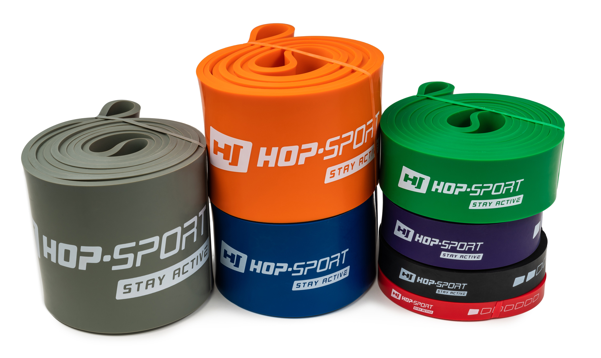 Резинка для фітнесу Hop-Sport 37-109кг HS-L083RR помаранчева — мініатюра 8