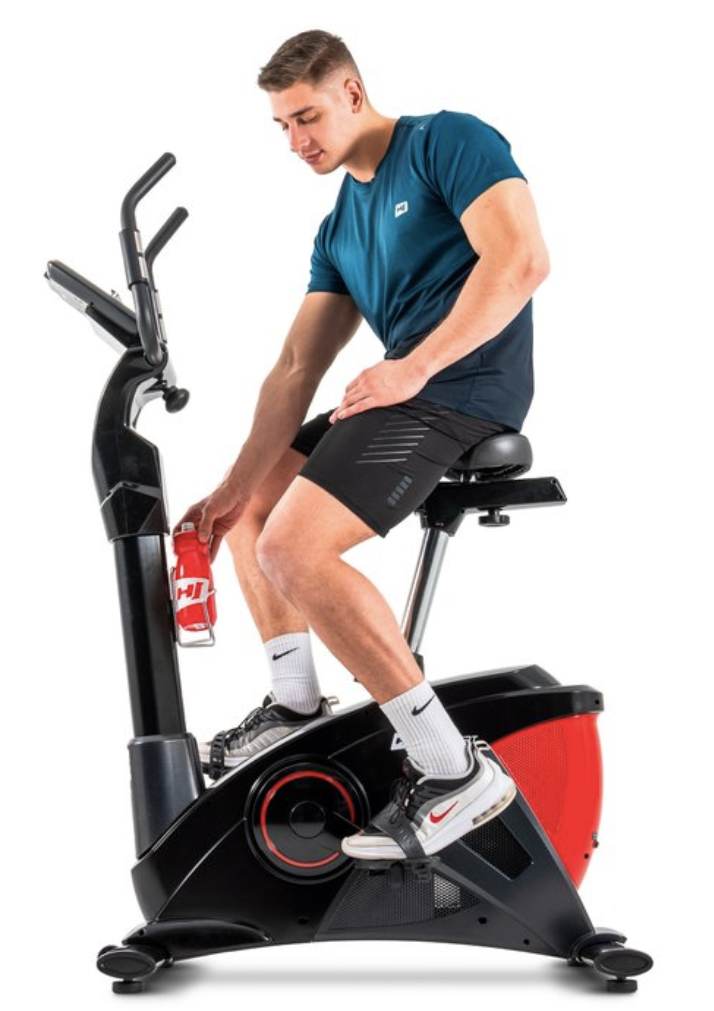 Велотренажер Hop-Sport HS-090H Apollo червоний iConsole+ — фото 3