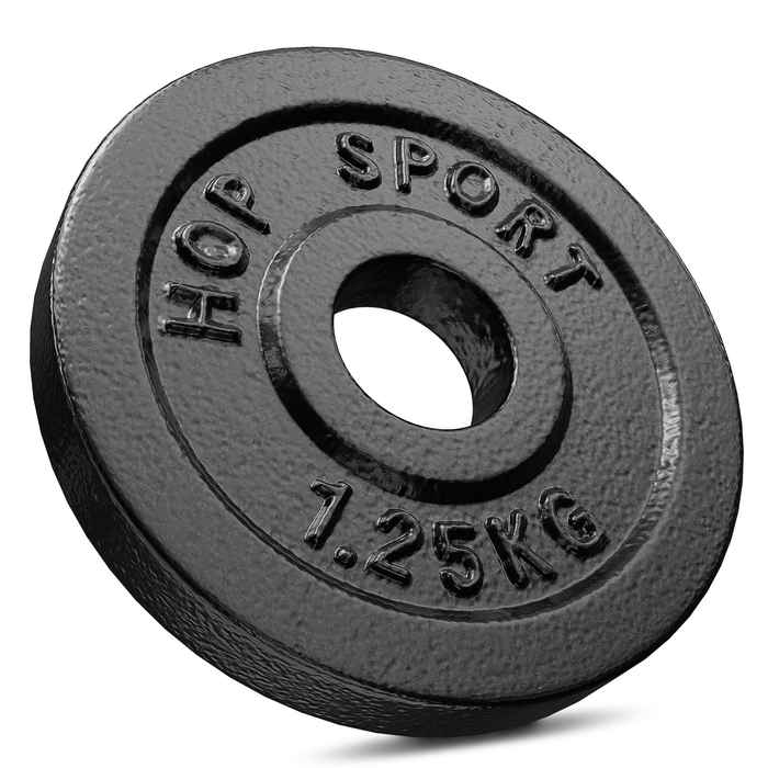 Сет з металевих дисків Hop-Sport Strong 4x1,25кг — фото 2