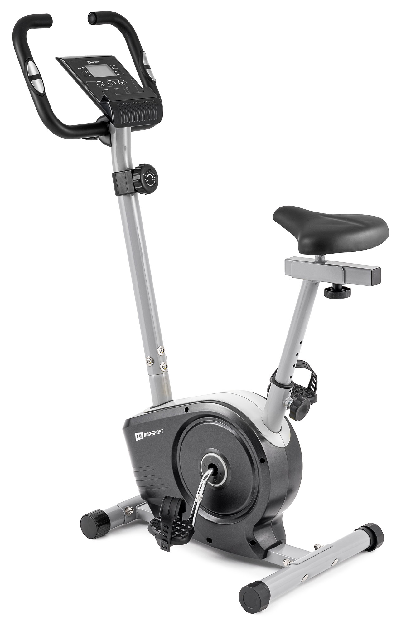 Велотренажер магнітний Hop-Sport HS-2050H Sonic сріблястий — мініатюра 6