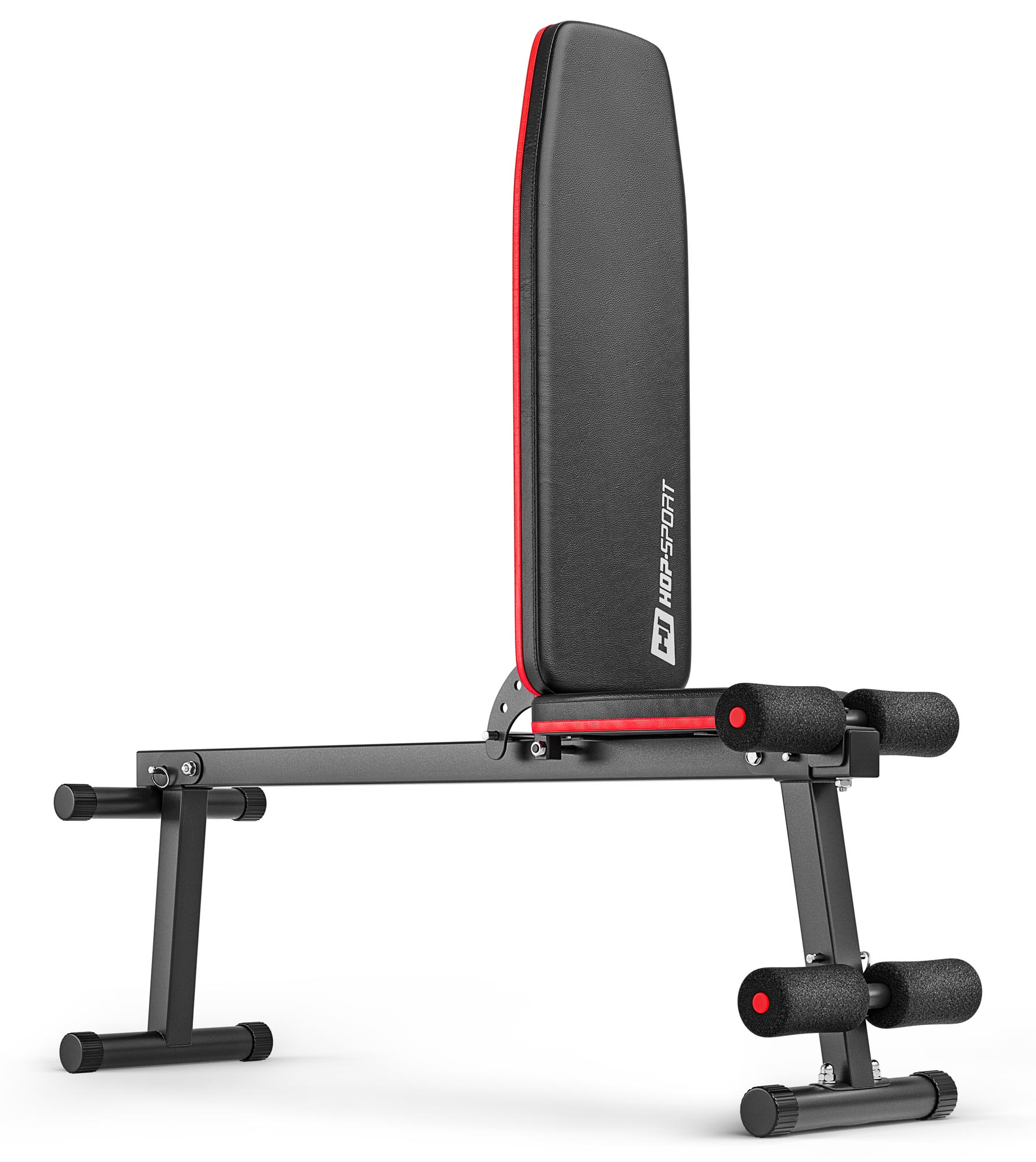 Набір Hop-Sport Premium 173кг з лавою HS-1010 Pro, штангами та гантелями — мініатюра 7