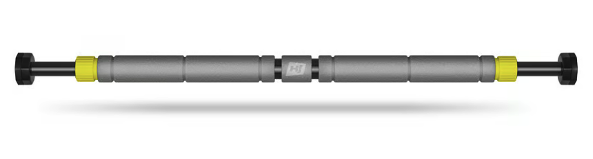 Турнік розсувний Hop-Sport HS-M050DP сіро-жовтий — мініатюра 7