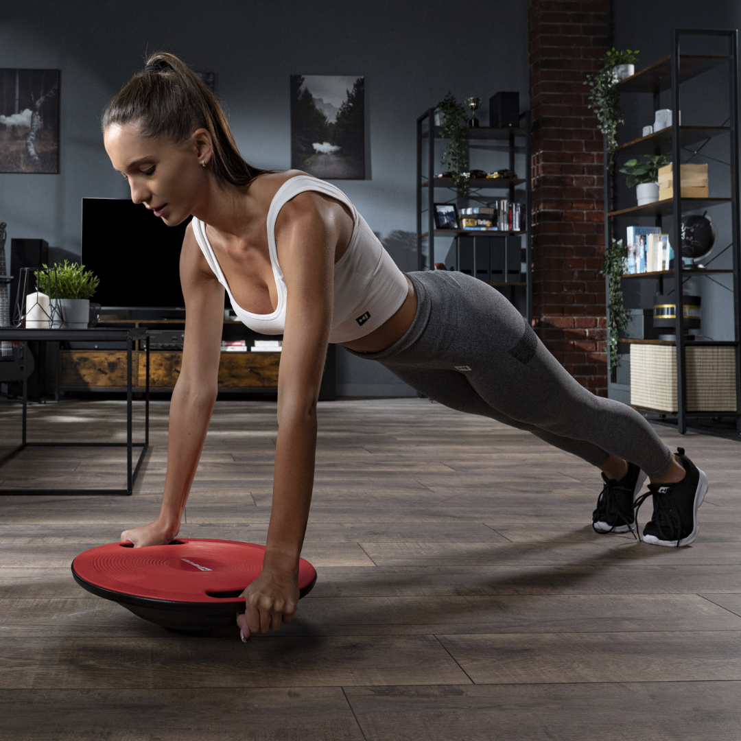 Диск балансувальний Hop-Sport 40см червоний — мініатюра 9