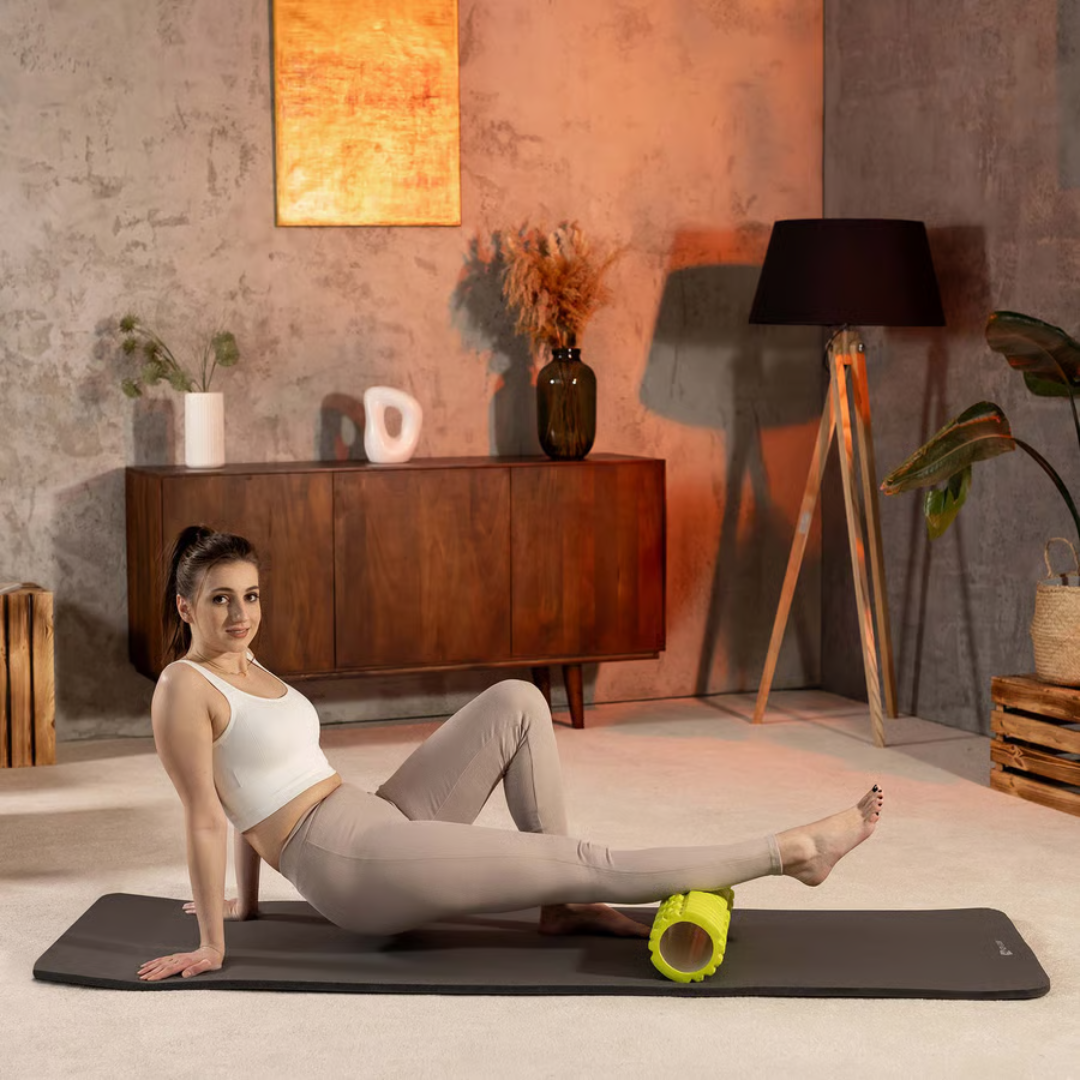 Коврик для йоги Hop-Sport HS-NB010GM NBR 1см графітовий — мініатюра 10