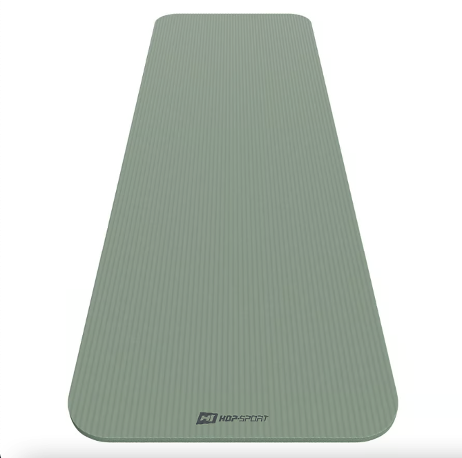 Коврик для йоги Hop-Sport HS-NB015GM NBR 1,5см оливковий — мініатюра 9