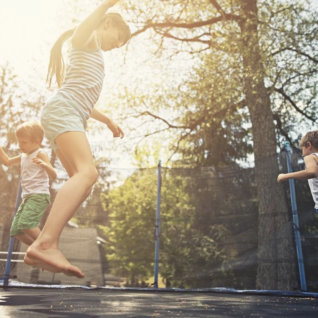 Батут Jumi Motion Sport Line 10ft (305см) з внутрішньою сіткою синій — фото 5