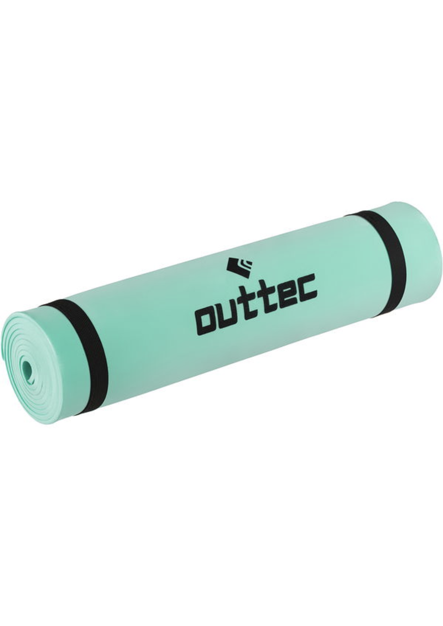 Килимок туристичний Outtec EVA 6 мм одношаровий з стяжками бірюзовий — фото 4