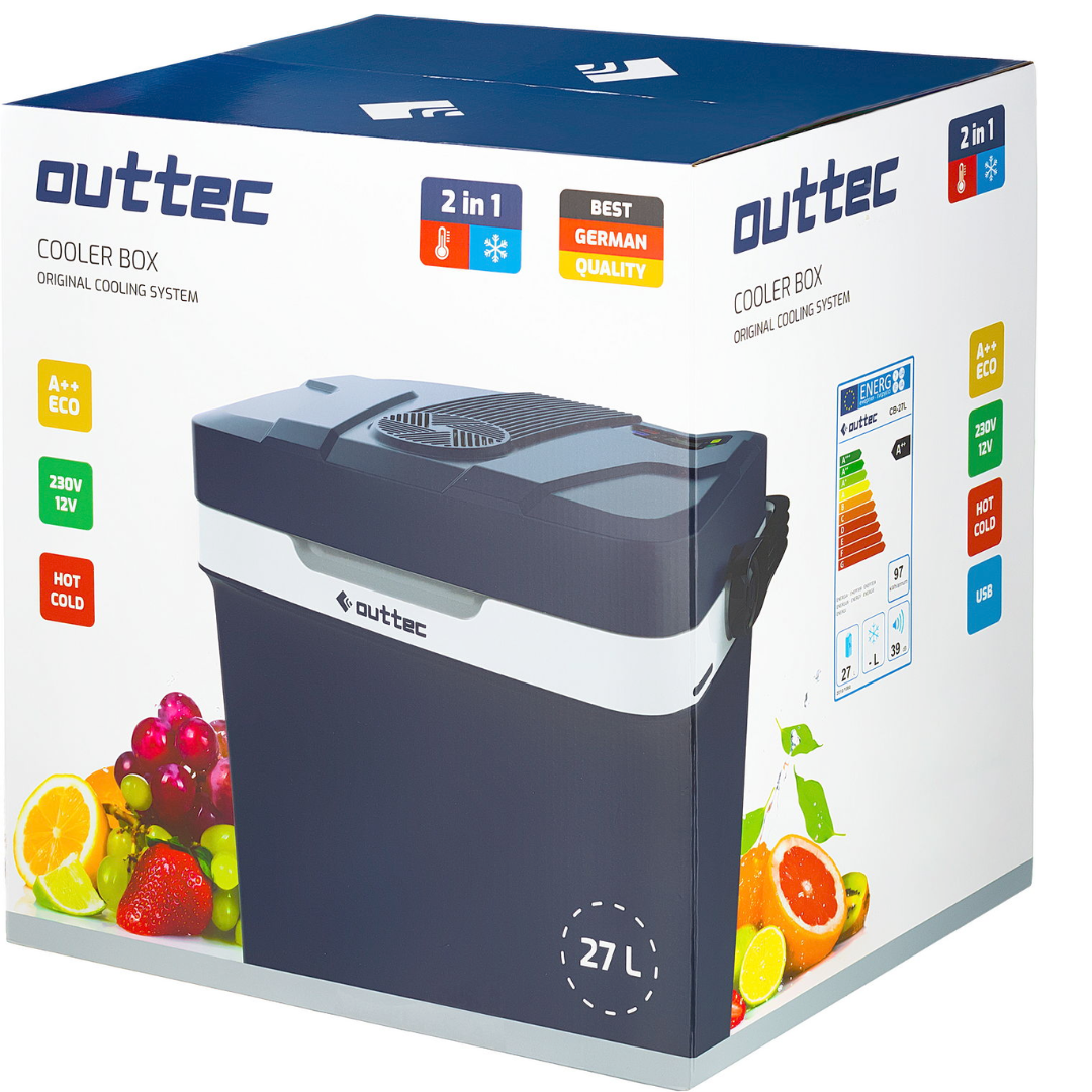 Автохолодильник Outtec 27 L чорний — мініатюра 3