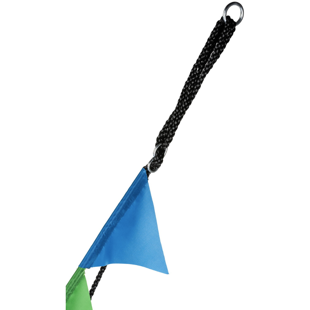 Садова гойдалка - гніздо Outtec XXL з прапорцями синій — мініатюра 8