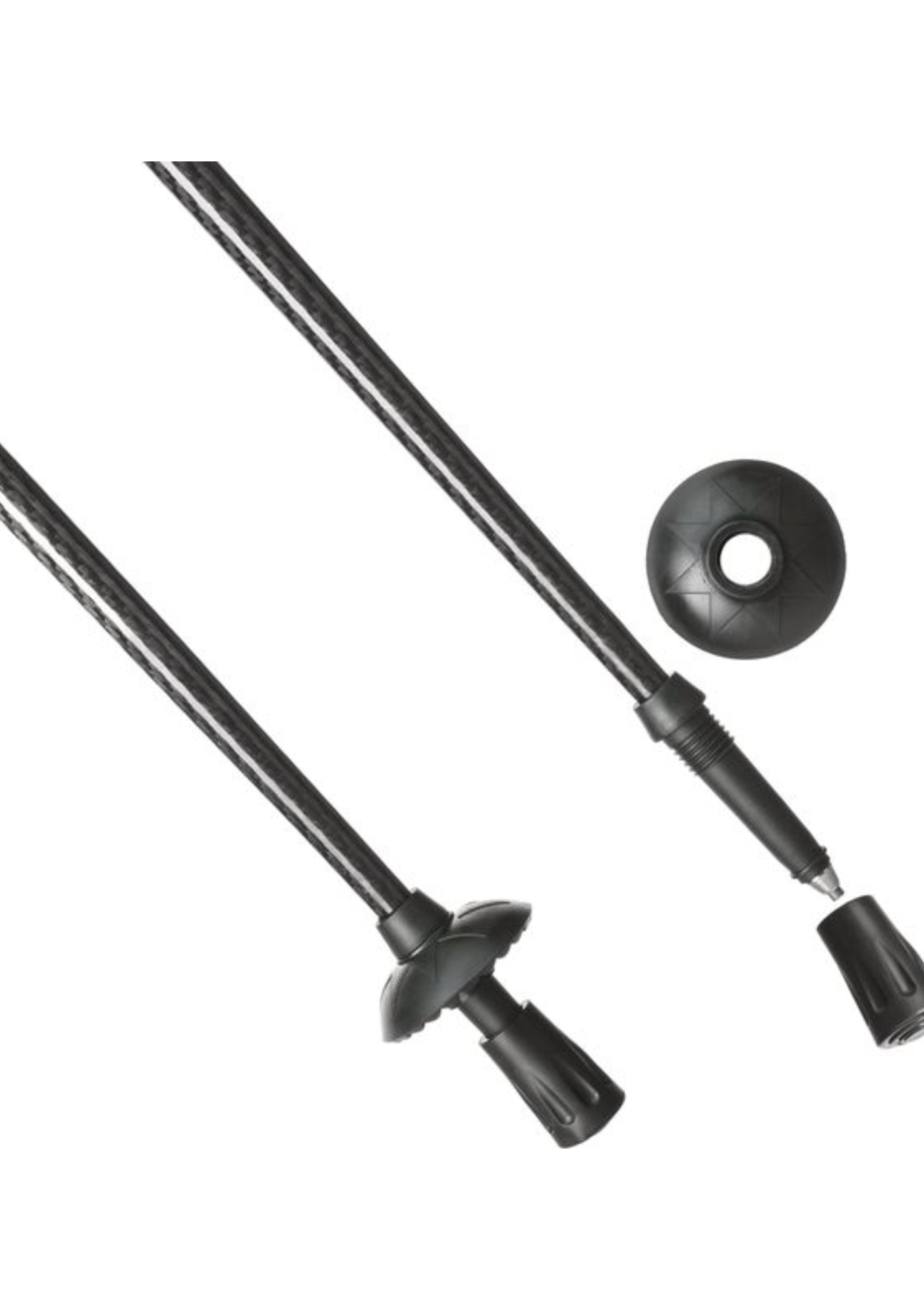 Трекінгові палки Outtec карбонові 110см 1-секційні Anti-shock — фото 4