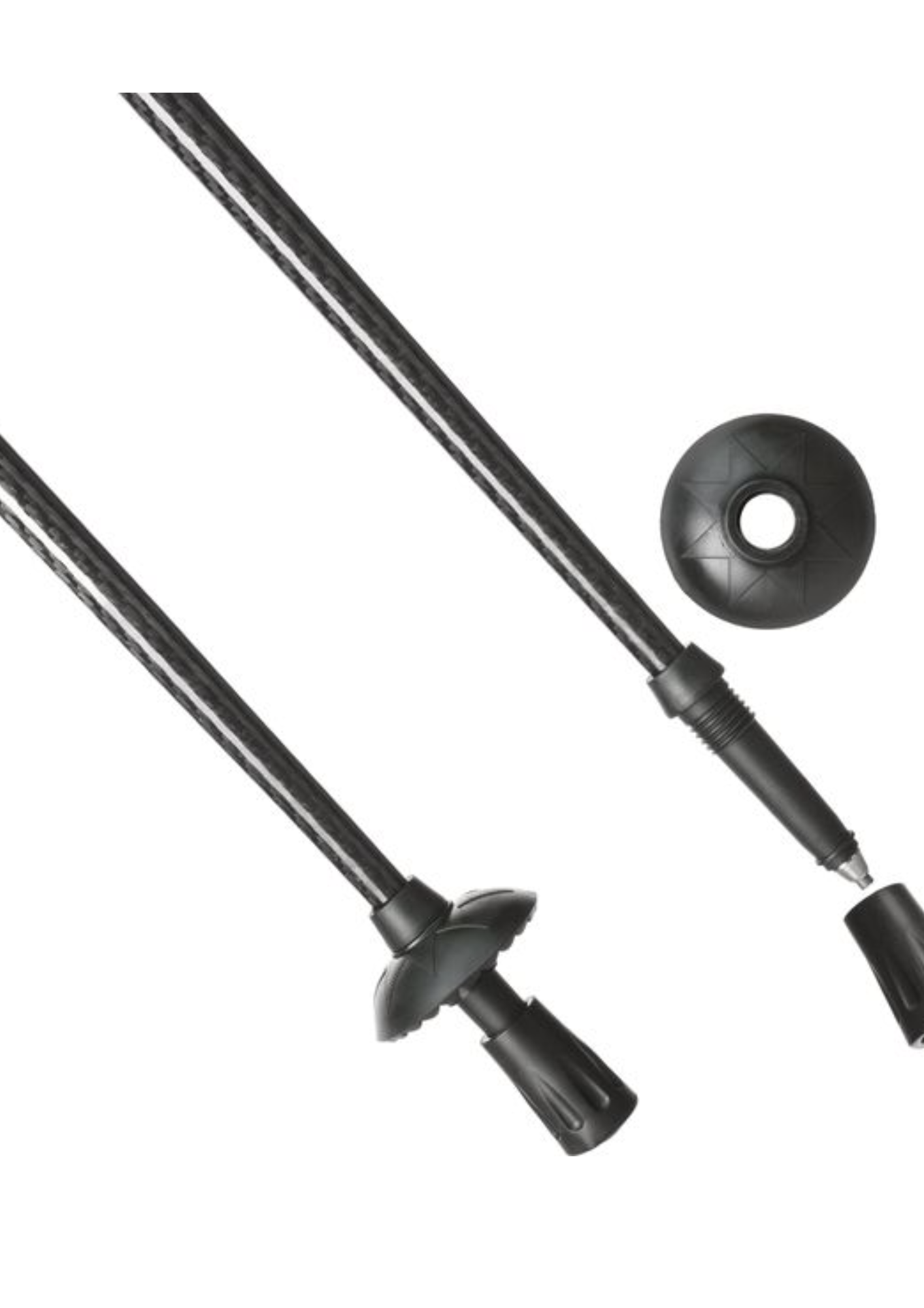 Трекінгові палки Outtec карбонові 115см 1-секційні Anti-shock — фото 4