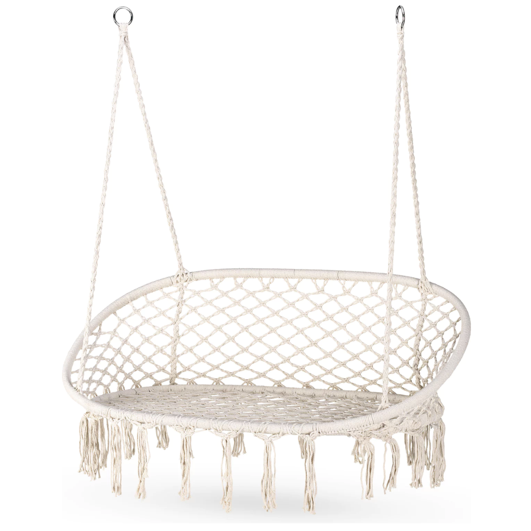 Садова гойдалка Boho Outtec бежевий — фото 2