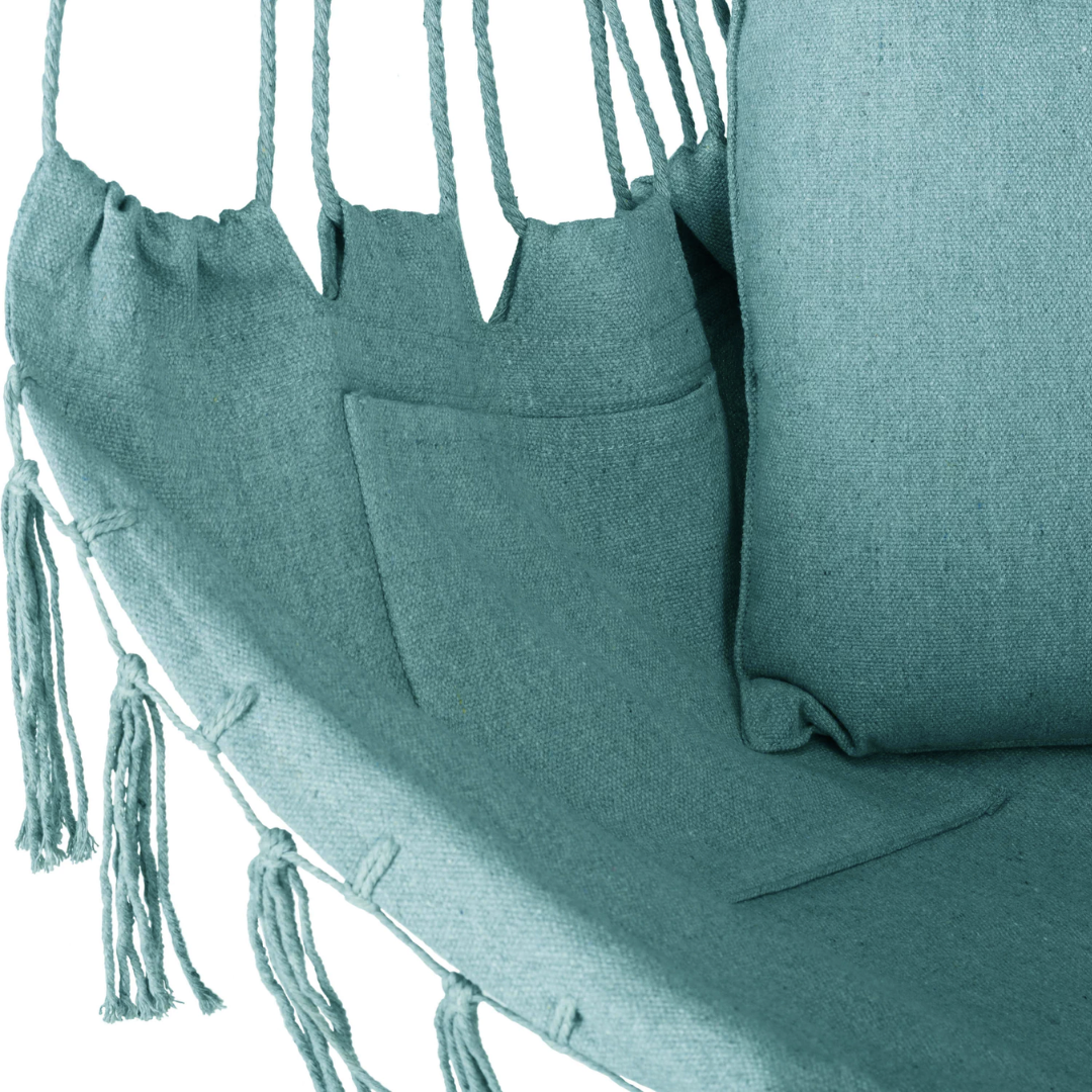 Бразильське крісло - гамак Outtec Boho XXL зелений — мініатюра 7