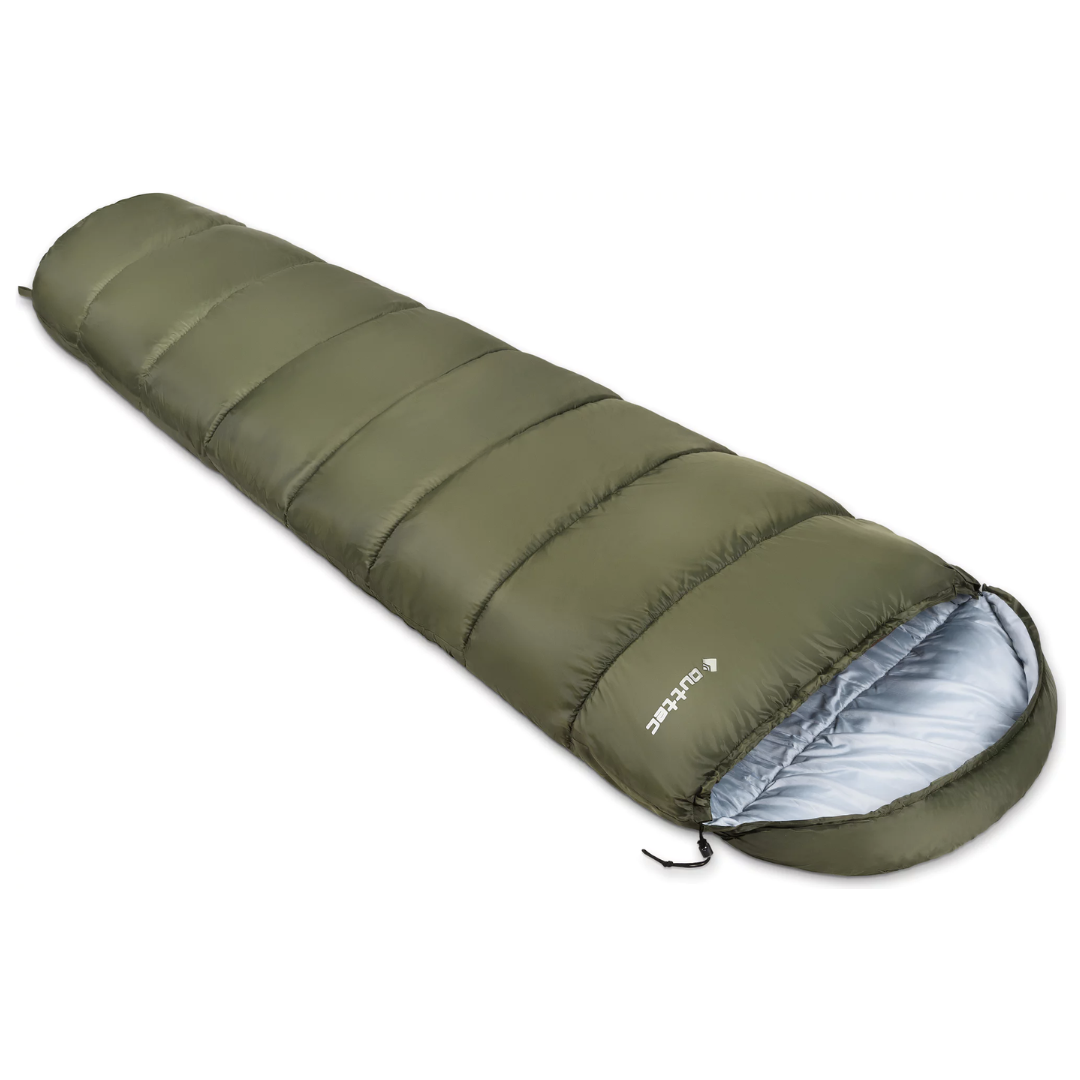 Спальний мішок кокон Outtec Mummy демісезон хакі — фото 1