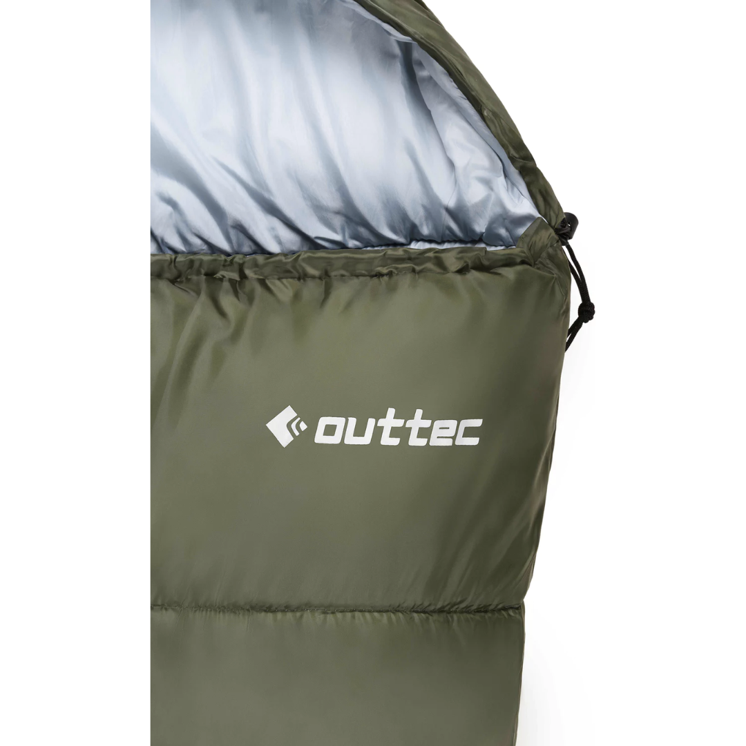 Спальний мішок кокон Outtec Mummy демісезон хакі — фото 5