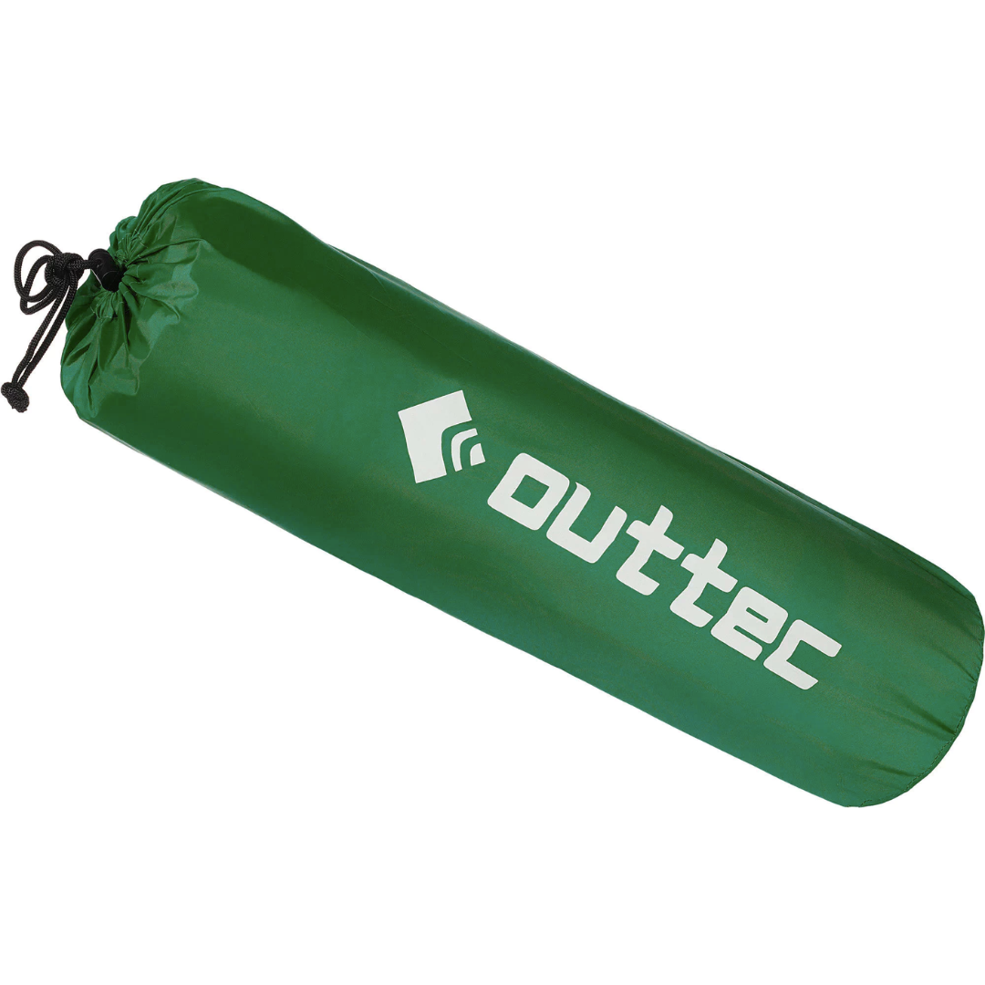 Самонадувний килимок Outtec з подушкою гладкий зелений — мініатюра 7