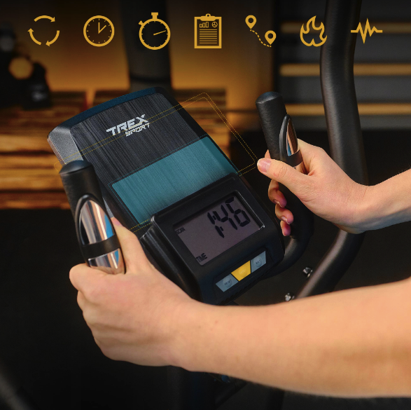 Орбітрек Trex Sport TX-400CT Dash магнітний чорний — мініатюра 7