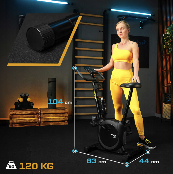 Велотренажер Trex Sport TX-350MB RIZE магнітний чорний — фото 5