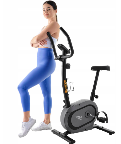 Велотренажер Trex Sport TX-450MB FLEXO магнітний сірий — фото 2
