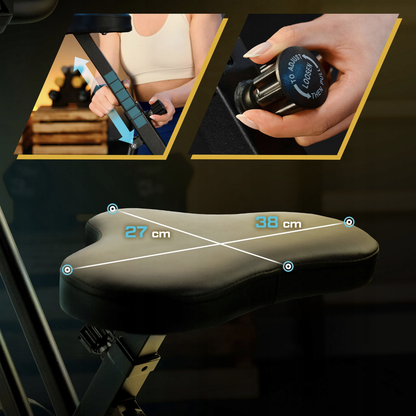 Велотренажер Trex Sport TX-340XB BRIZ магнітний чорний — мініатюра 6