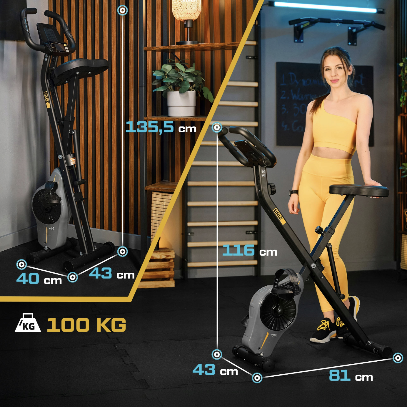 Велотренажер Trex Sport TX-340XB BRIZ магнітний сірий — мініатюра 6