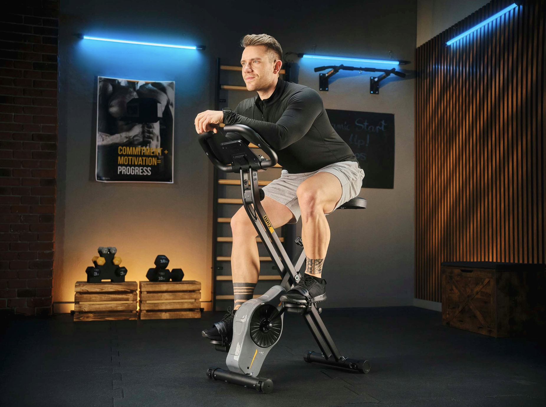 Велотренажер Trex Sport TX-340XB BRIZ магнітний сірий — мініатюра 8