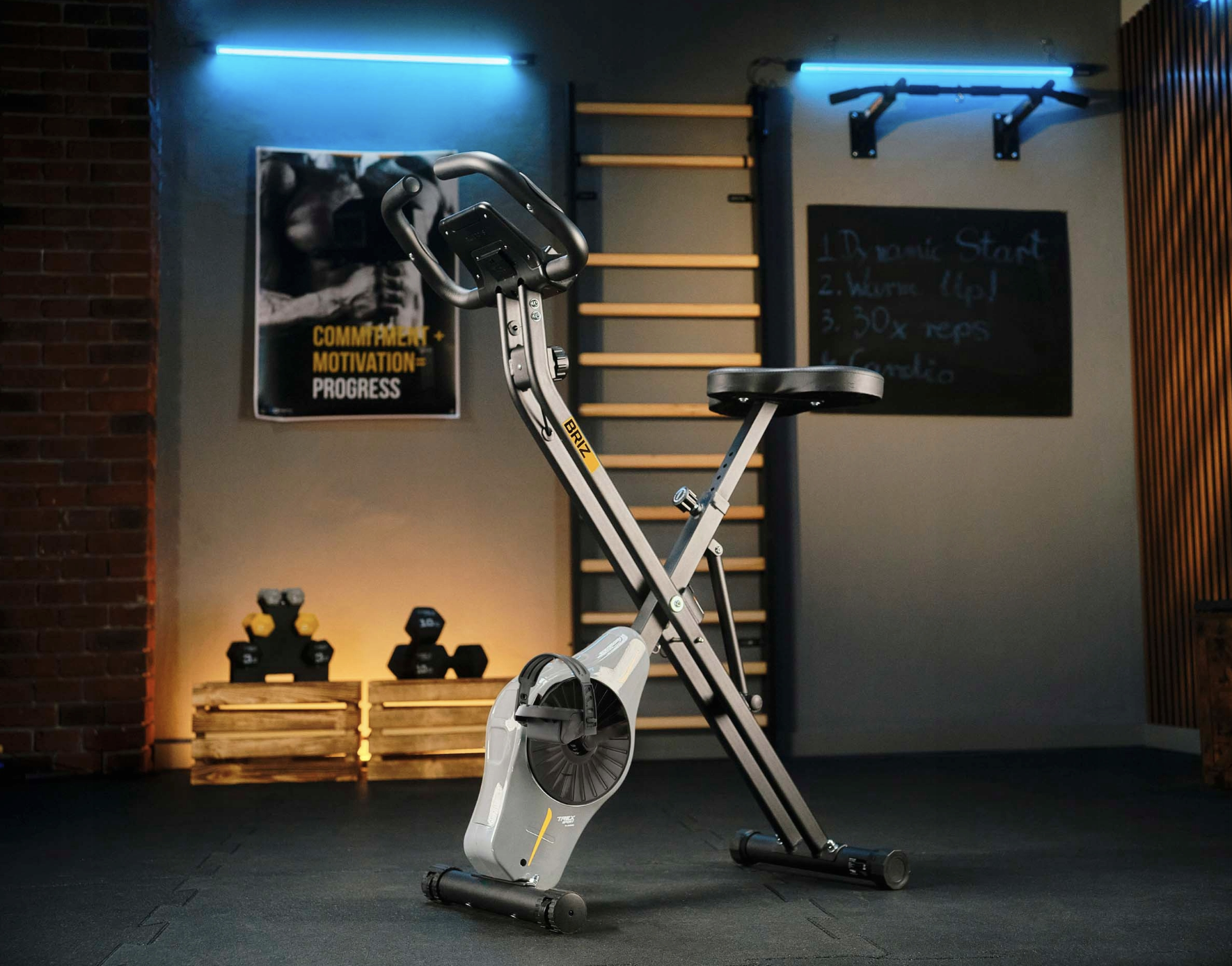 Велотренажер Trex Sport TX-340XB BRIZ магнітний сірий — мініатюра 9