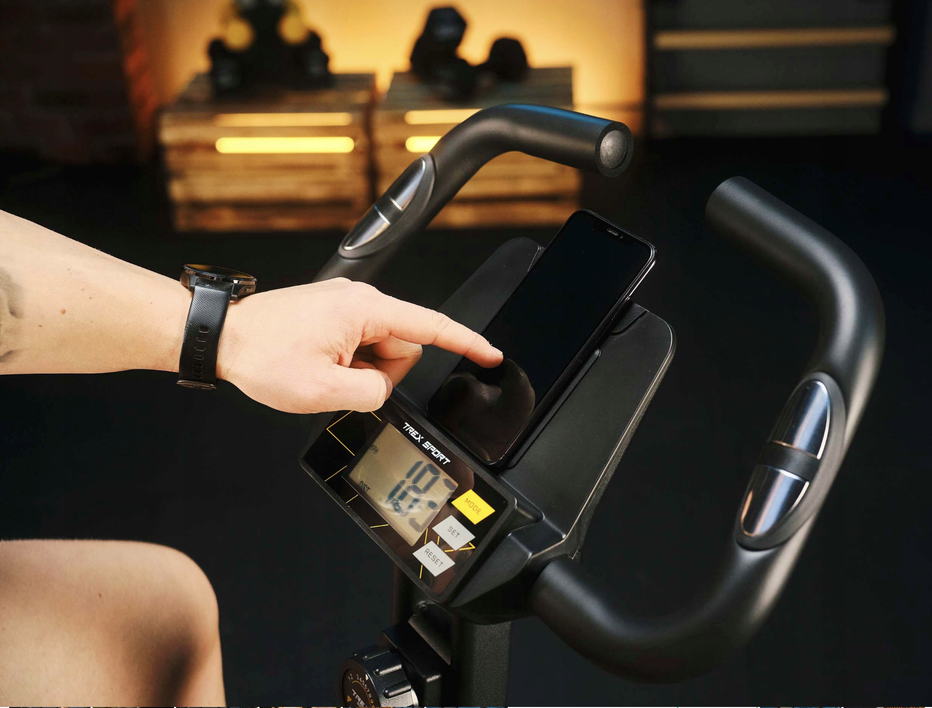 Велотренажер Trex Sport TX-340XB BRIZ магнітний сірий — мініатюра 10
