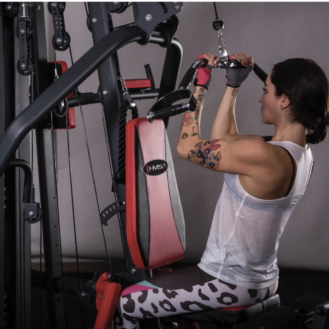 Ручка для верхньої тяги York Fitness 86см з паралельним хватом вигнута з гумовими рукоятками, хром — фото 5