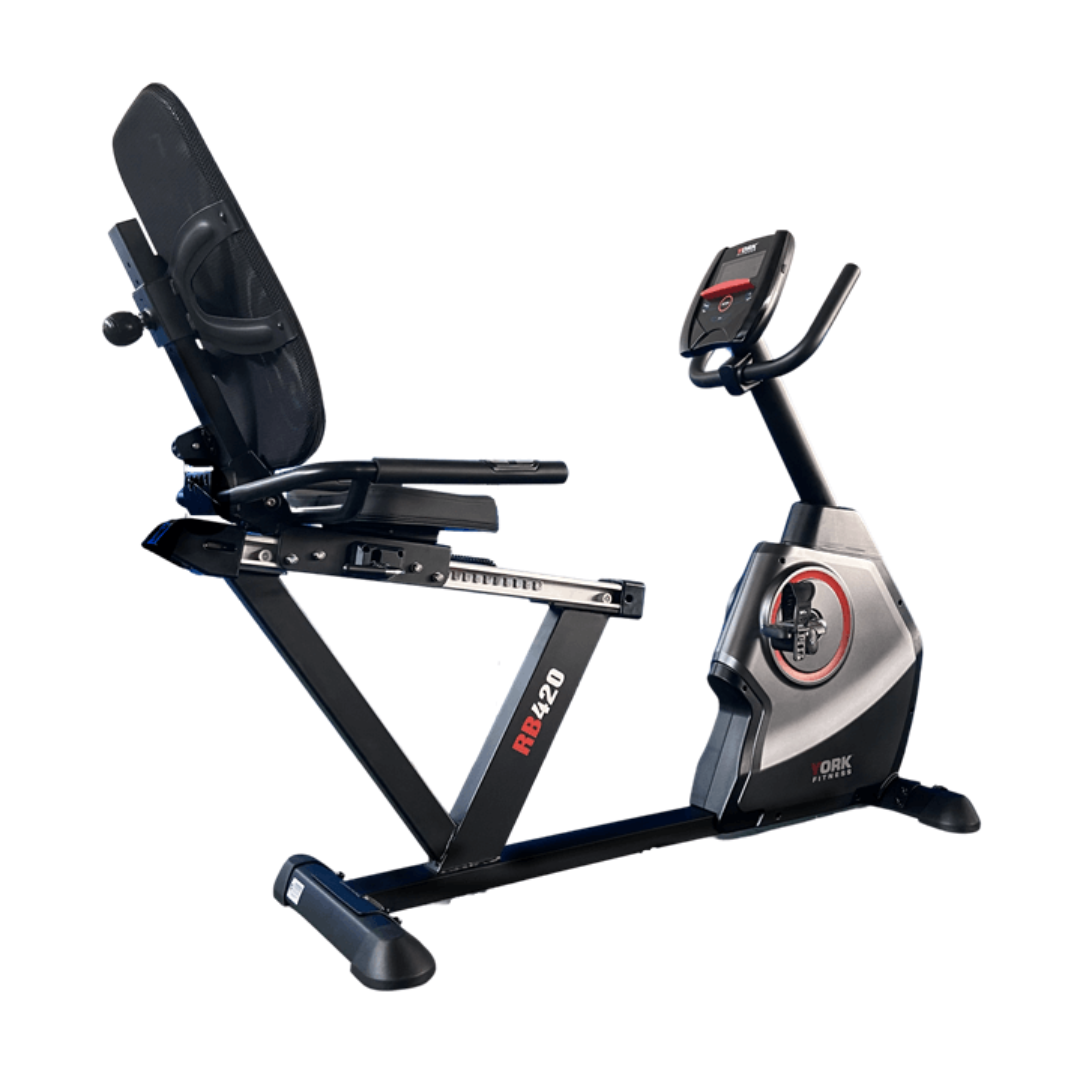 Горизонтальний велотренажер York Fitness RB420 Recumbent — мініатюра 7