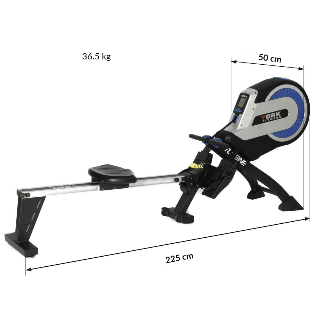Гребний тренажер аеромагнітний York Fitness Turbine — мініатюра 7